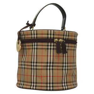 Pre Loved burberry Women Beige Handbags